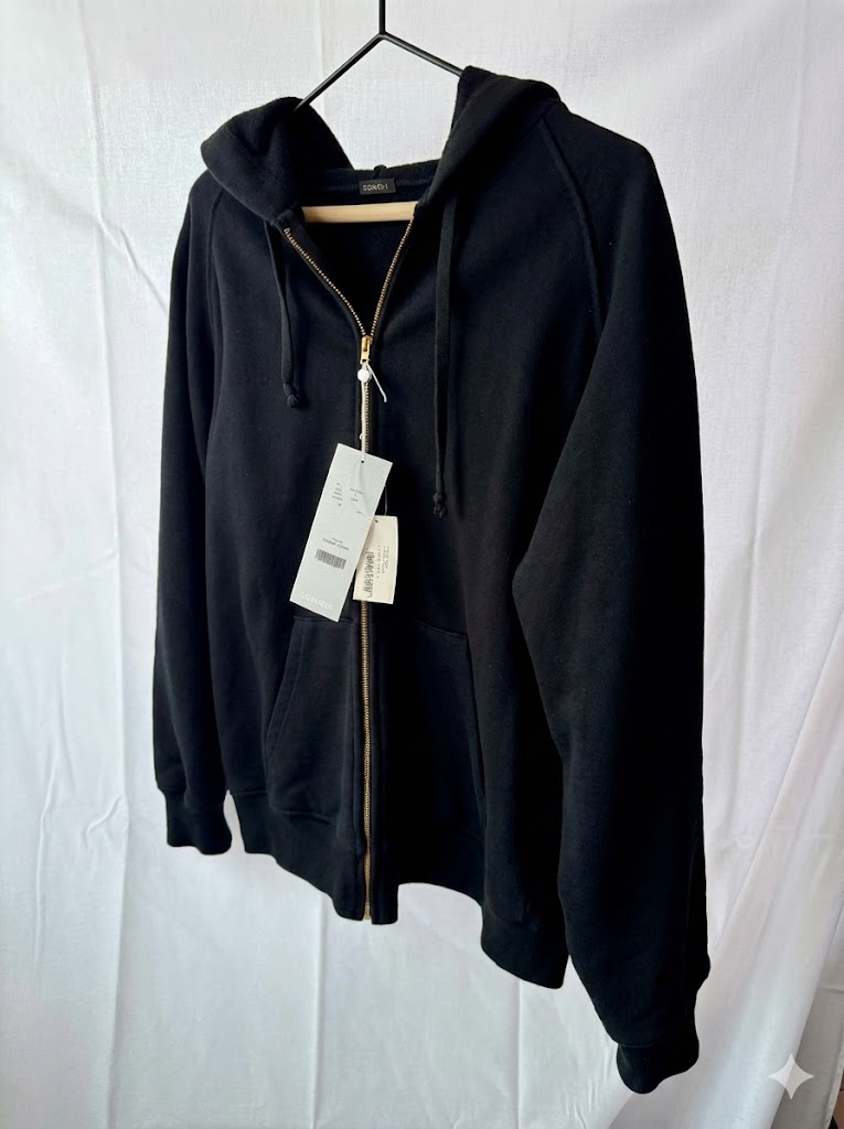 25W 裏毛ジップパーカー